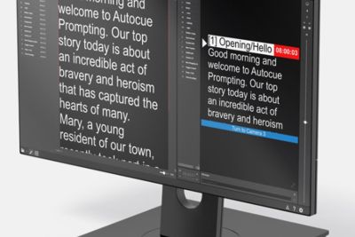 Presenting brand new teleprompters and prompting software from Autocue
